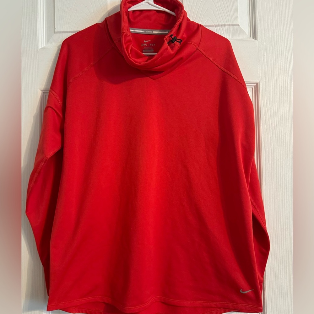 Nike Women's Running DRI-FIT Funnel Neck Pullover Sweatshirt